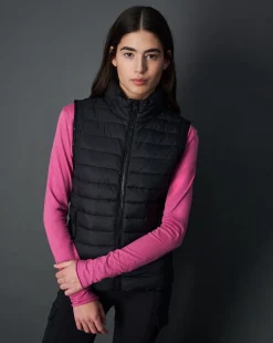 Champion Gilet Imbottito Leggero Nero Donna