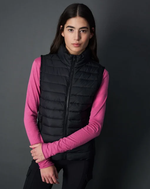 Champion Gilet Imbottito Leggero Nero Donna
