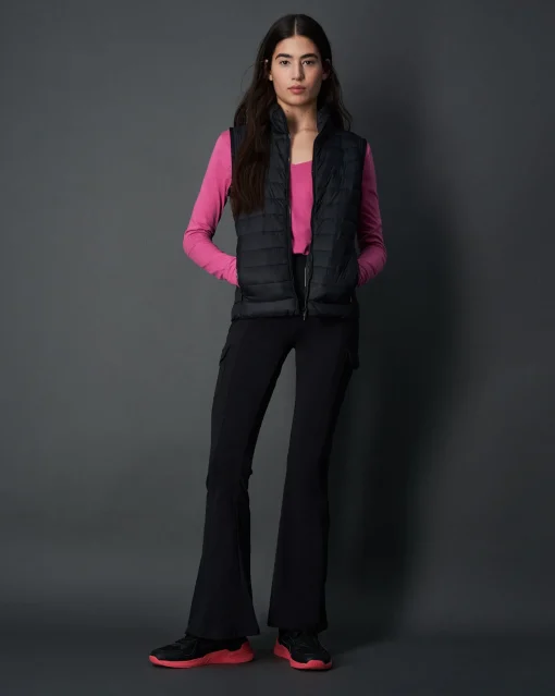 Champion Gilet Imbottito Leggero Nero Donna