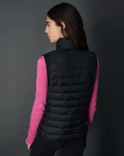Champion Gilet Imbottito Leggero Nero Donna
