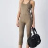 Champion Leggings Sportivi Marrone Donna