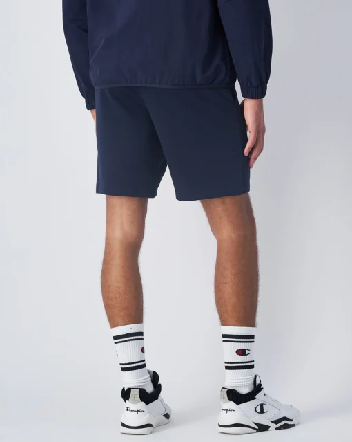 Champion Pantaloncino Icons Big Logo Blu Uomo