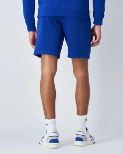 Champion Pantaloncino Icons Big Logo Blu Uomo
