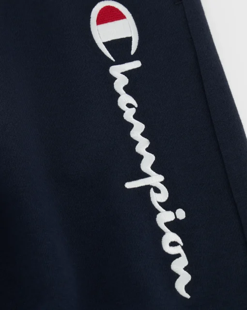 Champion Pantaloncino Icons Big Logo Blu Uomo