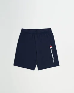 Champion Pantaloncino Icons Big Logo Blu Uomo