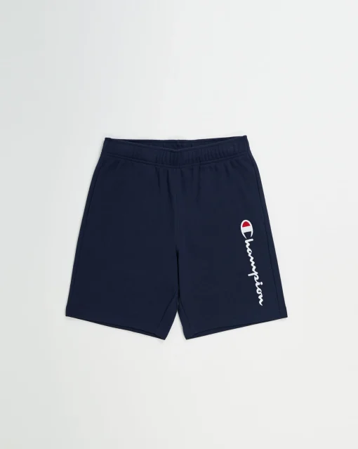 Champion Pantaloncino Icons Big Logo Blu Uomo