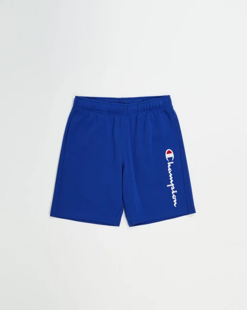 Champion Pantaloncino Icons Big Logo Blu Uomo