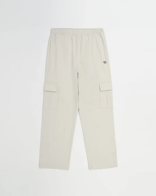Champion Pantaloni Cargo Con C Logo Patch Grigio Donna