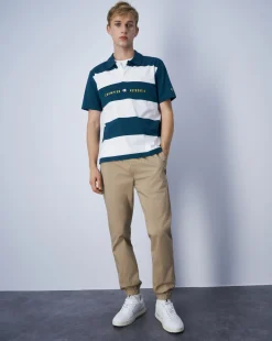 Champion Pantaloni Con Polsini e Laccetti Beige Uomo
