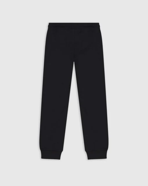 Champion Pantaloni Con Polsino A Coste Nero Bambino