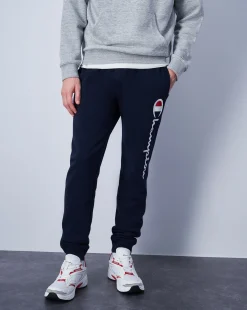 Champion Pantaloni Da Tuta Con Dettaglio Ricamato Blu Uomo