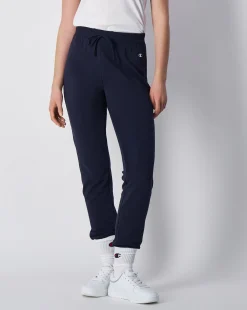 Champion Pantaloni Da Tuta C Logo Patch Blu Donna