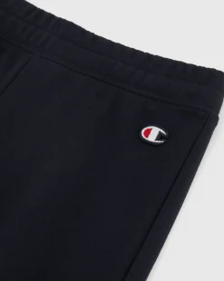 Champion Pantaloni Da Tuta In French Terry Nero Bambina