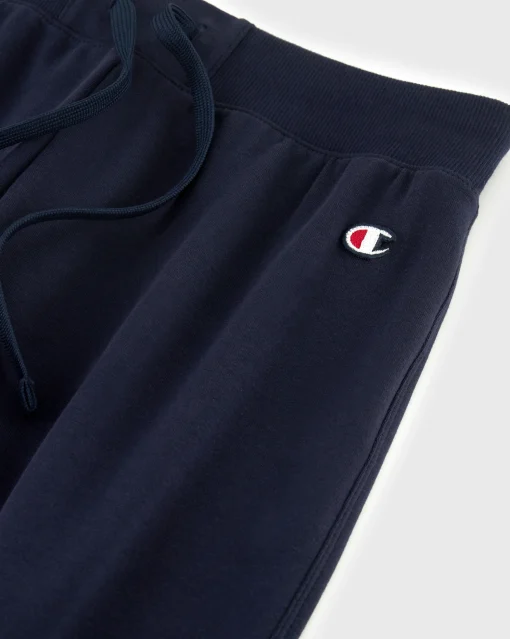 Champion Pantaloni Da Tuta C Logo Patch Blu Donna