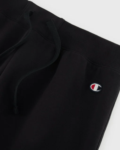 Champion Pantaloni Da Tuta C Logo Patch Nero Donna