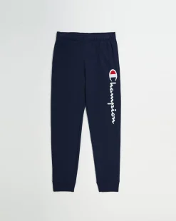 Champion Pantaloni Da Tuta Con Dettaglio Ricamato Blu Uomo