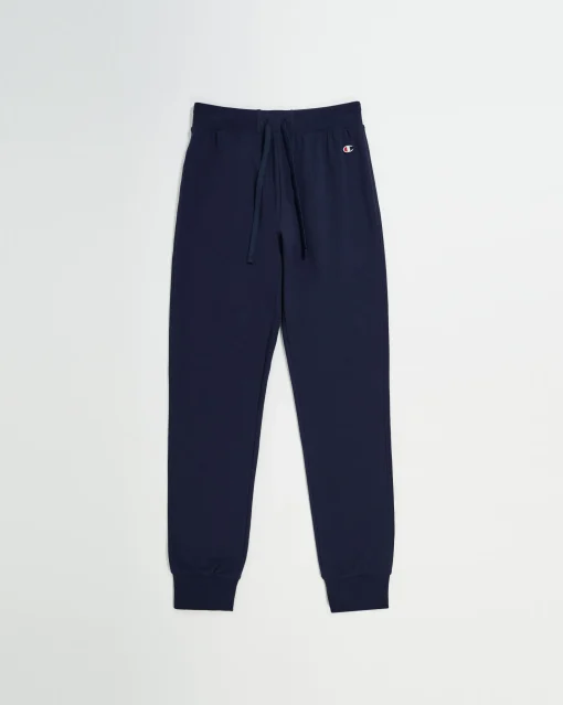 Champion Pantaloni Da Tuta C Logo Patch Blu Donna