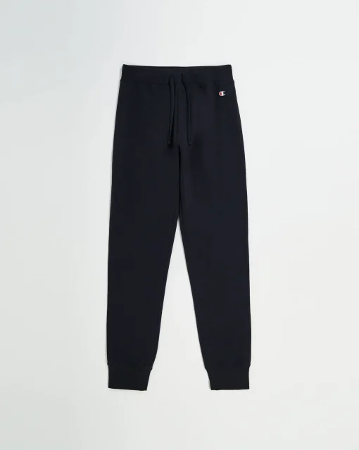 Champion Pantaloni Da Tuta C Logo Patch Nero Donna