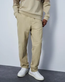 Champion Pantaloni in Nylon Beige Uomo
