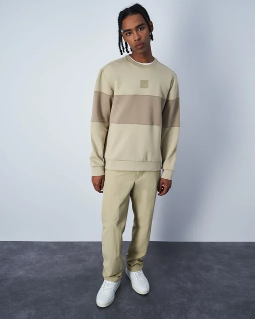 Champion Pantaloni in Nylon Beige Uomo