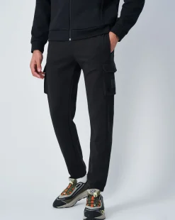 Champion Pantaloni Slim Fit Con Polsino Nero Uomo