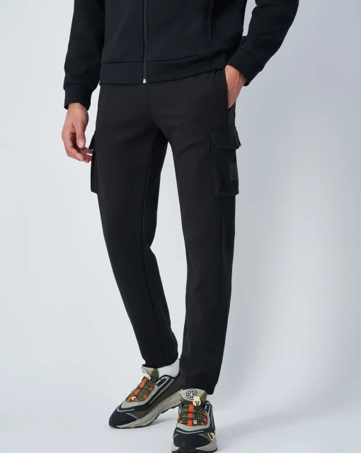 Champion Pantaloni Slim Fit Con Polsino Nero Uomo