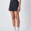 Champion Short Icons in Cotone Strech Nero Donna