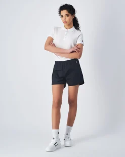 Champion Short Icons in Cotone Strech Nero Donna