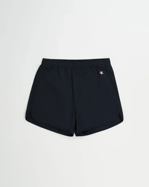 Champion Short Icons in Cotone Strech Nero Donna