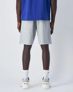 Champion Shorts Con Tasche in Terry Grigio Uomo