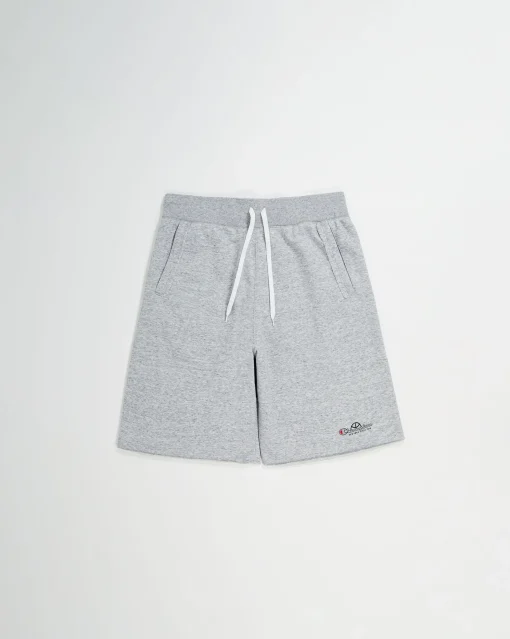 Champion Shorts Con Tasche in Terry Grigio Uomo