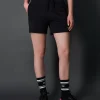 Champion Shorts Icons Mini Logo Nero Donna
