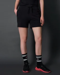 Champion Shorts Icons Mini Logo Nero Donna