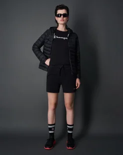 Champion Shorts Icons Mini Logo Nero Donna