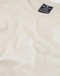 Champion T-Shirt Comfort Fit Con C Logo Bianco Uomo