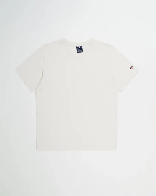 Champion T-Shirt Comfort Fit Con C Logo Bianco Uomo