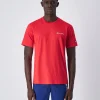 Champion T-Shirt Girocollo Icons Mini Logo Rosso Uomo