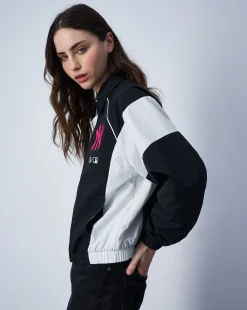 Champion x MLB Top Vestibilità Rilassata New York Yankees Nero Donna