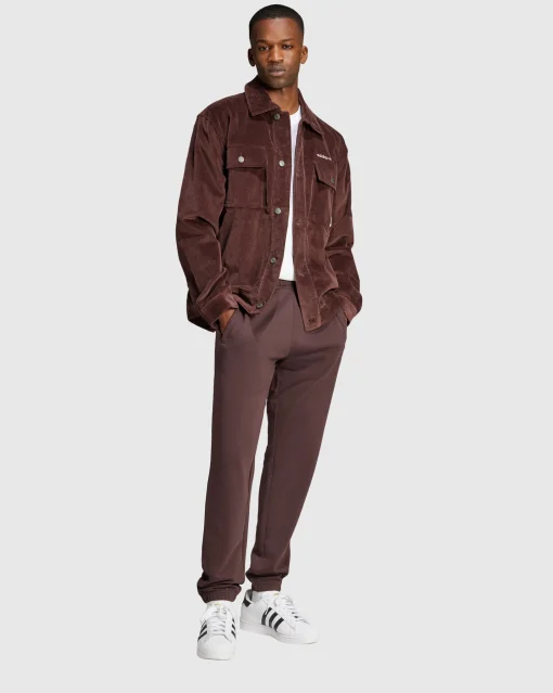 Coach jacket Marrone Uomo