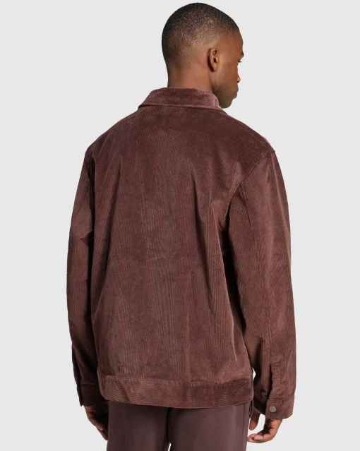 Coach jacket Marrone Uomo