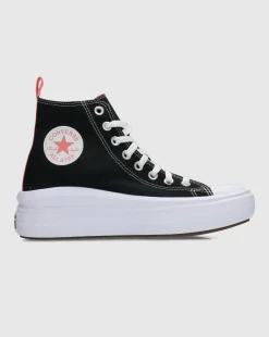 Converse Chuck Taylor All Star Move Platform Nero Bambina