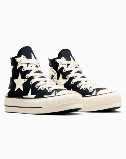 Converse Chuck Taylor All Star Lift Hi Nero Donna