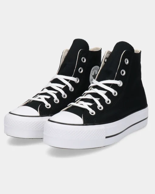 Converse Chuck Taylor All Star Lift Hi Nero Donna