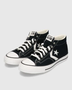 Converse Star Player 76 Mid Canvas Nero Uomo