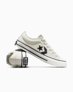 Converse Star Player 76 Ox Canvas Bianco Bambino