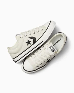 Converse Star Player 76 Ox Canvas Bianco Bambino
