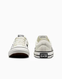 Converse Star Player 76 Ox Canvas Bianco Bambino