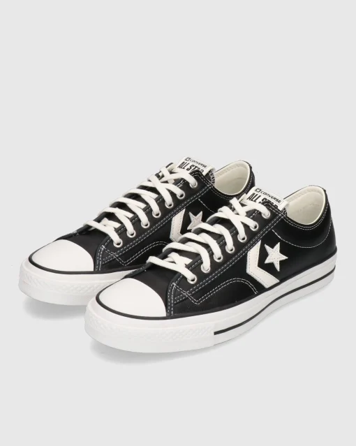 Converse Star Player 76 Ox Leather Nero Uomo