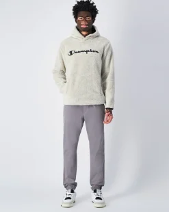 Felpa Chiusa Con Cappuccio Big Logo Grigio Uomo