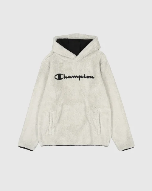 Felpa Chiusa Con Cappuccio Big Logo Grigio Uomo